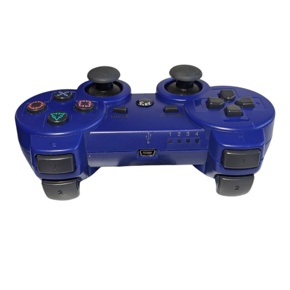 Wireless Controller for PlayStation 3 - Blue PS3-No Cord-Only Controller Tested - Picture 4 of 5